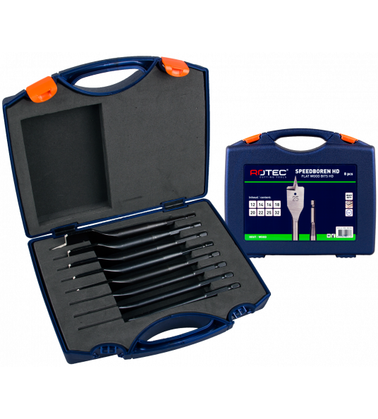 SPEEDBORENSET '233', 8-DLG., ø12-14-16-18-20-22-25-32 HEAVY DUTY