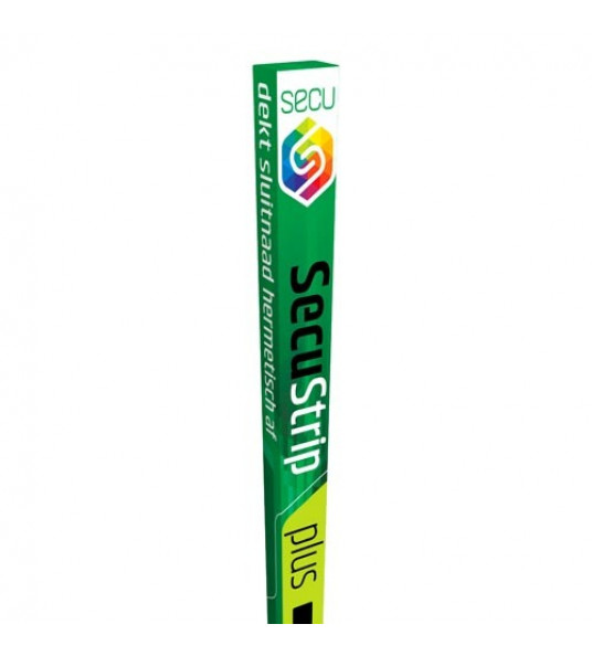 SECUSTRIP PLUS BINNENDRAAIEND - L2050MM - RAL 9010 - WIT