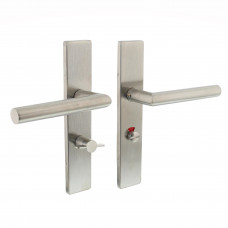 DEURKRUK HOEK 90° OP GEVEERD RECHTHOEKIG SCHILD 219X40X9MM WC63/8MM LI