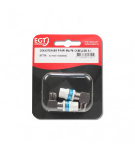 COAXSTEKKER PRO MALE/FEMALE CABELCON A+ KABELKEUR