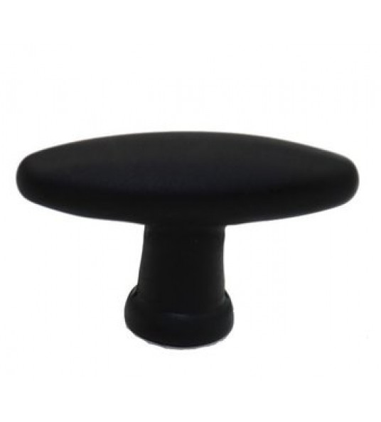 1938M NM MAT ZWART MEUBELKNOPPEN