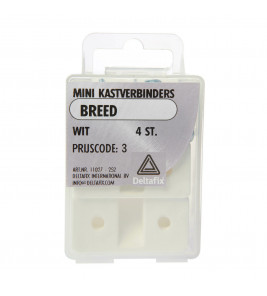 MINI KASTVERBINDERS WIT BREED 4 ST