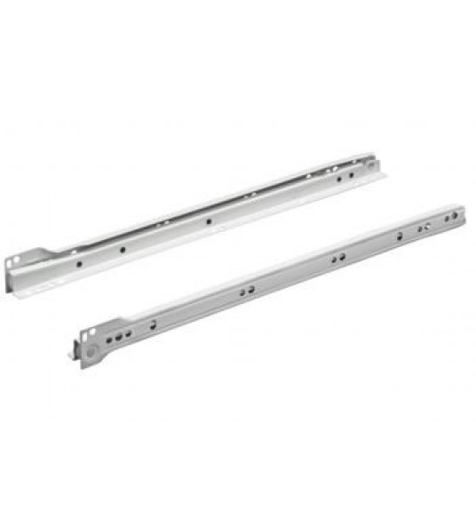 HETTICH LADEGELEIDER METAAL WIT LOOPROL 550 MM
