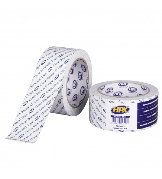 HPX SCHOONVERWIJDERBARE PVC TAPE - 50MM X 33M