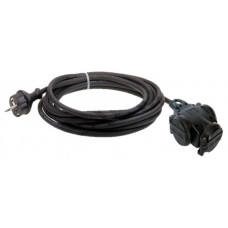 VETEC VERLENGKABEL M. HANGCONTACTBLOK 3VOUDIG 3X1.5 10 METER