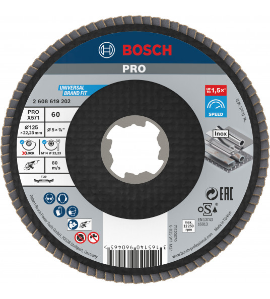 PRO X571 X-LOCK LAMELLENSCHIJF 125 G60