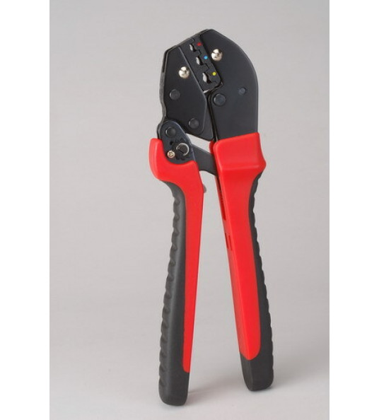 ADLER KRIMPTANG TBV KABELSCHOEN 1,5 - 6MM ROOD-BLAUW-GEEL