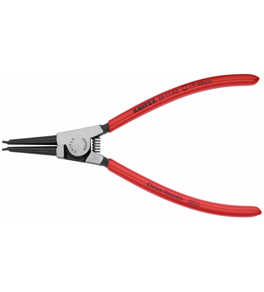 KNIPEX 46 11 A2 BORGVEERTANG BUITENRINGEN RECHT 19-60 MM