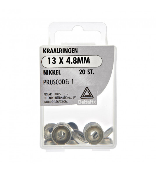 KRAALRING NIKKEL 13 X 4.8MM DIN 9410 20ST