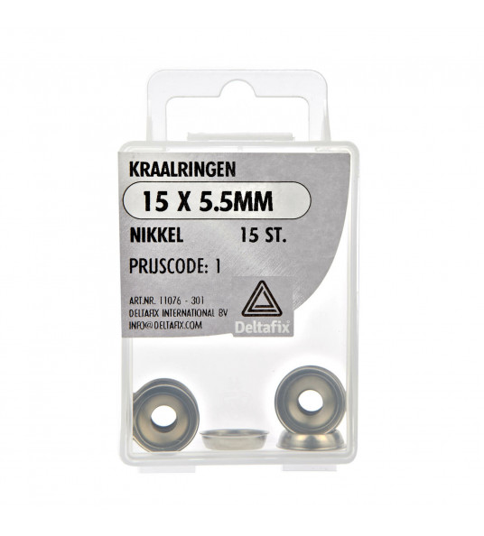 KRAALRING NIKKEL 15 X 5.5MM DIN 9410 15ST