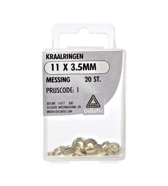 KRAALRING VERMESSINGD 11 X 3.5MM DIN 9410 20ST