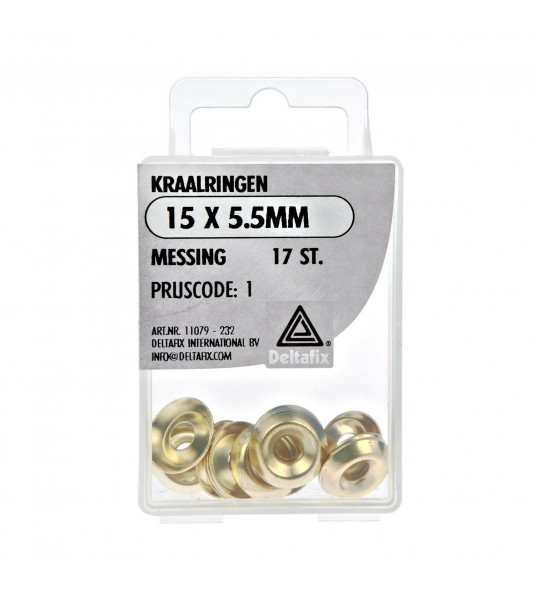 KRAALRING VERMESSINGD 15 X 5.5MM DIN 9410 17ST