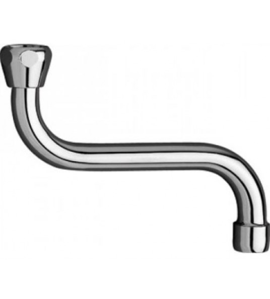 UNIVERSELE S-UITLOOP SLC CHROOM 3/4" X 150 MM