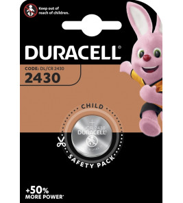 DURACELL BATTERIJ CR2430 LITHIUM 3 VOLT