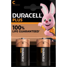 DURACELL BATTERIJ ALKALINE PLUS C (2 STUKS)