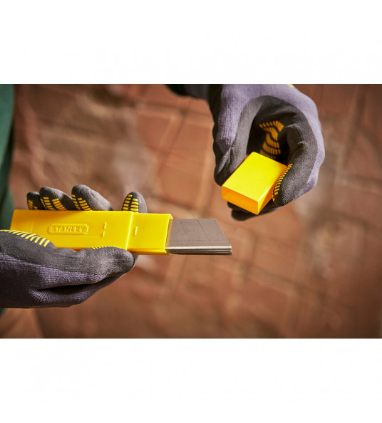 STANLEY NAVULLING AFBREEKMESJES 25MM IN DISPENSER (10 STUKS)