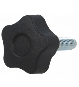 DRAAIKNOP KUNSTSTOF MET DRAADEIND M 6 X 16 MM