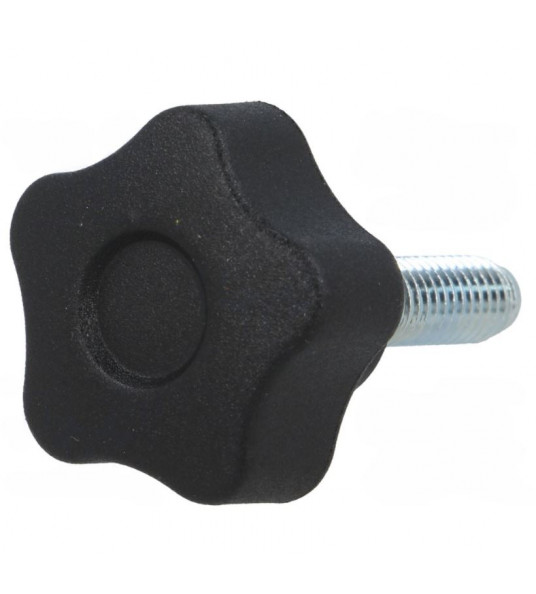 DRAAIKNOP KUNSTSTOF MET DRAADEIND M 6 X 16 MM