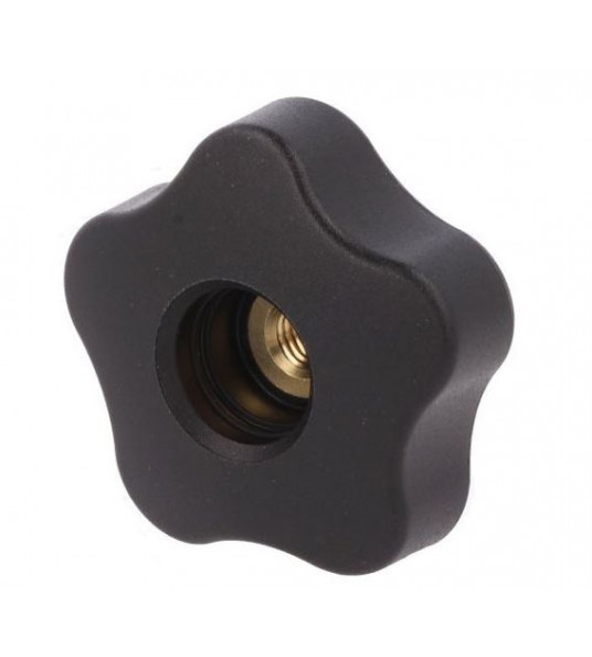 DRAAIKNOP KUNSTSTOF OPEN M4