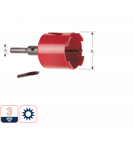 DIAMANT DOZENBOOR 'ECO', M16-OPNAME, ø82 DIAMANT DOZENBOOR 'ECO', M16-OPNAME, ø82