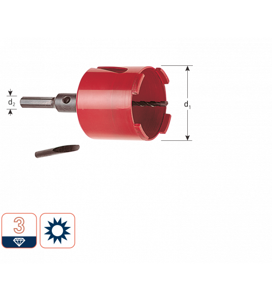 DIAMANTDOZENBOOR 'ECO', M16, ø82 DIAMANTDOZENBOOR 'ECO', M16, ø82