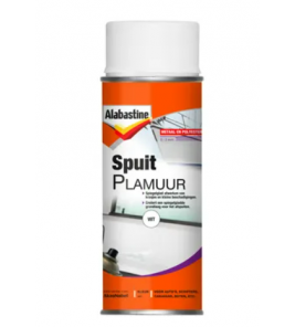 ALABASTINE SPUITPLAMUUR METAAL/POLYESTER WIT 400ML ALABASTINE SPUITPLAMUUR METAAL/POLYESTER WIT 400ML