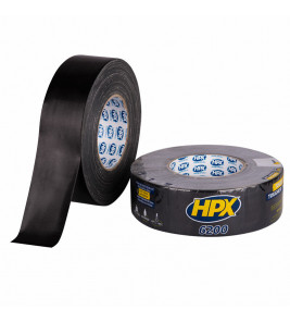 HPX PANTSERTAPE (DUCT TAPE) ZWART 48MM X 50MTR