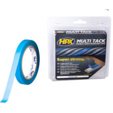 DUBBELZIJDIGE MULTI-TACK TAPE - SEMI-TRANSPARANT 12MM X 5M