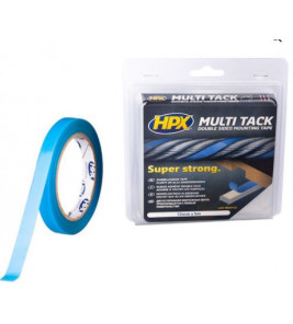 DUBBELZIJDIGE MULTI-TACK TAPE - SEMI-TRANSPARANT 12MM X 5M