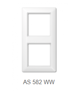 JUNG AS500 AS582 AFDEKRAAM 2-VOUDIG JUNG AS500 AS582 AFDEKRAAM 2-VOUDIG