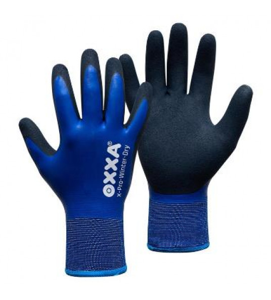 OXXA WERKHANDSCHOENEN X-PRO-WINTER-DRY 51-870 ZWART/BLAUW MT 11