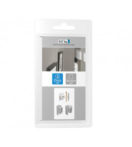 ARTITEQ HBI MONTAGESET ALU 6XCLIP/SCHROEF/PLUG - 2XEINDKAP - 1XHOEKVER