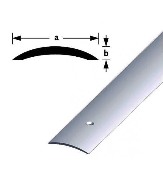 AFDEKSTRIP ALUMINIUM ZILVER GEANODISEERD 50X5MM 100CM AFDEKSTRIP ALUMINIUM ZILVER GEANODISEERD 50X5MM 100CM