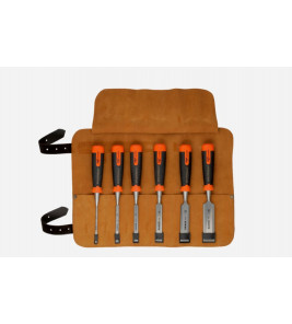 BAHCO STEEKBEITELSET 434 IN LEDEREN FOEDRAAL 6-DLG BAHCO STEEKBEITELSET 434 IN LEDEREN FOEDRAAL 6-DLG