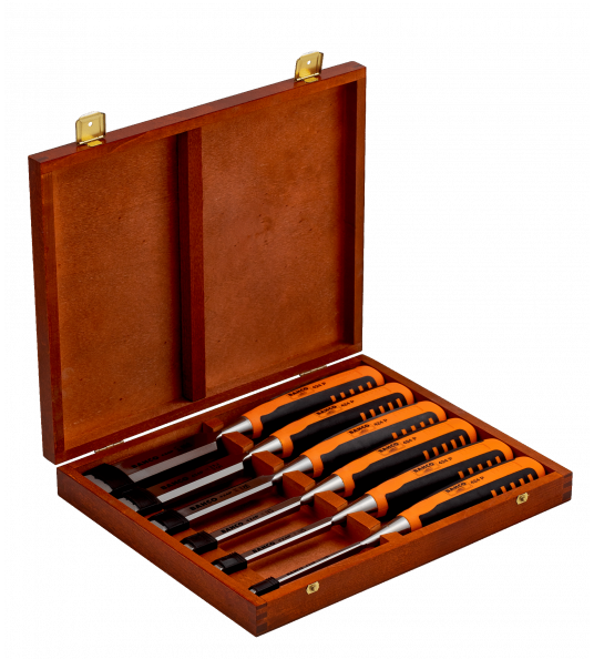 BAHCO STEEKBEITELSET 2COMP KIST 6D