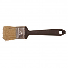 PLATTE KWAST WEGWERP WIT HAAR 30
