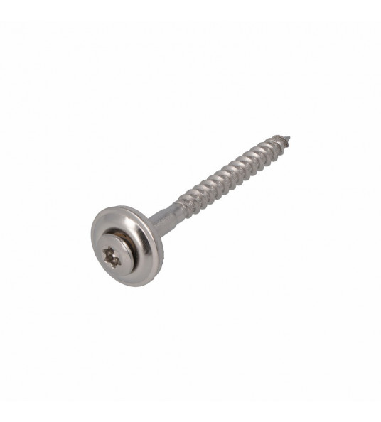 DAK&GEVEL SPENGLERSCHROEF RVS-A2 LK MET EPDM RING 15MM TX-20 4.5X80 (100)