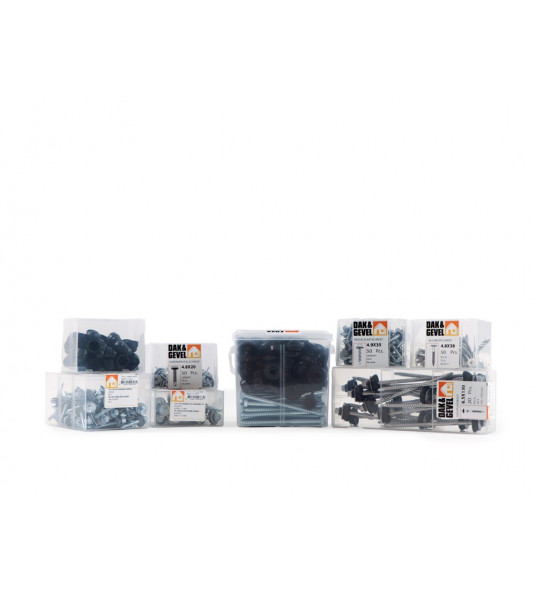 DAK&GEVEL SPENGLERSCHROEF RVS-A2 LK MET EPDM RING 15MM TX-20 4.5X80 (100)