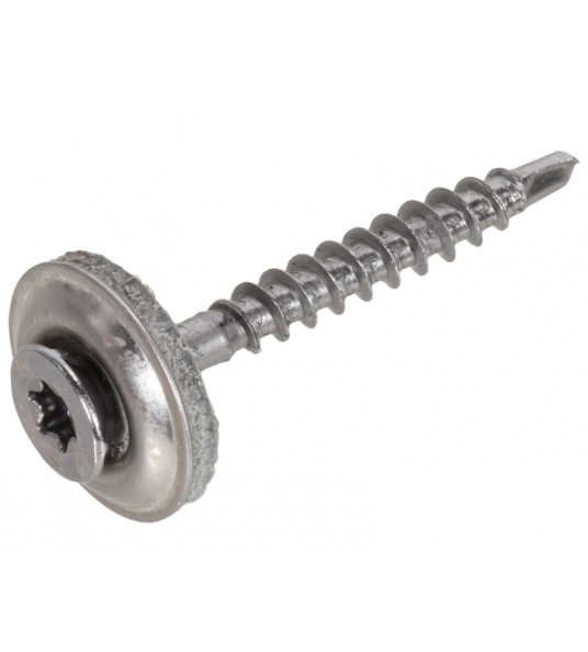 DAKTRIMSCHROEF RVS-410 PK EPDM-RING 15MM TX-20 4.0X50 (100 STUKS)