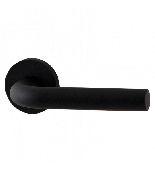 GPF800VZ ZWART STRUCTUUR L-MODEL 19MM DEURKRUK OP ROZET 53X6MM GPF800VZ ZWART STRUCTUUR L-MODEL 19MM DEURKRUK OP ROZET 53X6MM