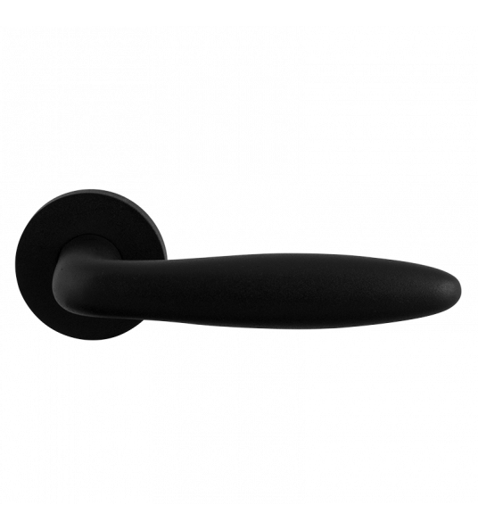 GPF820VZ ZWART STRUCTUUR SIGAAR MODEL DEURKRUK OP ROZET 53X6MM