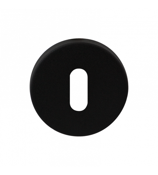 GPF8901VZ ZWART SLEUTELROZET ROND 53X6MM