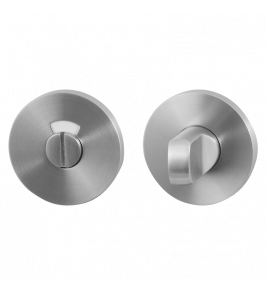 GPF0903VR RVS GEBORSTELD TOILETGARNITUUR ROND 53X6MM STIFT 8MM MET ROO