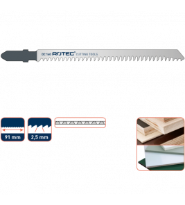 DECOUPEERZAAGBLAD DC160 HOUT/KEUKENBLADEN FIJN (5 STUKS)