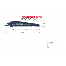 RECIPROZAAGBLAD RC370 HM CARBIDE HOUT/SLOOPWERK (2 STUKS)