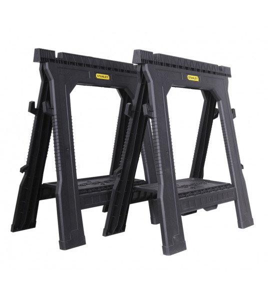 STANLEY SCHRAAG/ZAAGBOK MET V-GROEF (PER 2 STUKS)