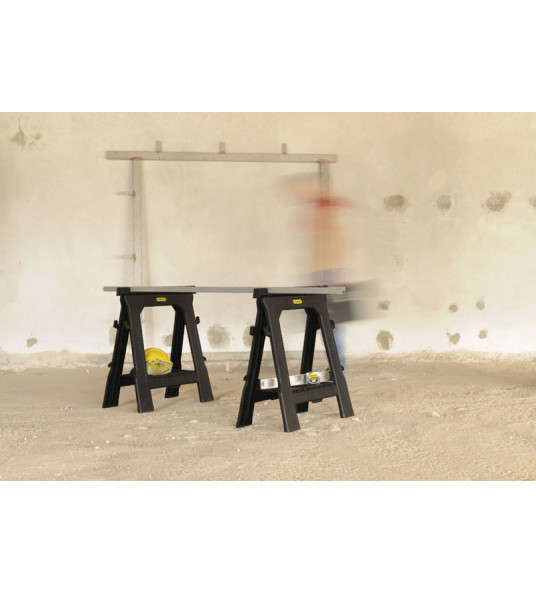 STANLEY SCHRAAG/ZAAGBOK MET V-GROEF (PER 2 STUKS)