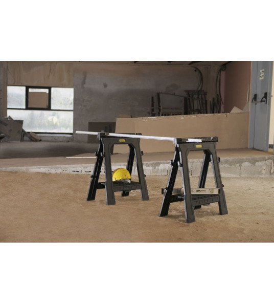 STANLEY SCHRAAG/ZAAGBOK MET V-GROEF (PER 2 STUKS)