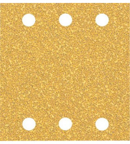 BOSCH SCHUURPAPIER VELCRO 115 X 107 MM, KORREL 240 (10 ST) BOSCH SCHUURPAPIER VELCRO 115 X 107 MM, KORREL 240 (10 ST)