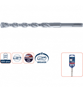 HAMERBORENSET '200', SDS+, V-BREAKER, 7-DLG, ø5-12 ABS